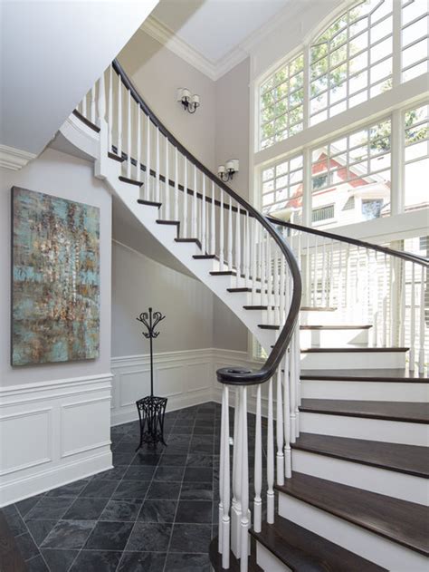 Two Toned Staircase Houzz