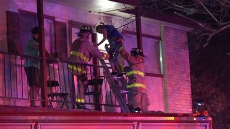 Crash Sends San Antonio Fire Truck Into Apartment Building Displacing