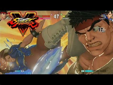 Live Gameplay Of Chun Li Vs Ryu First Official Full Match Street