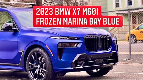 Bmw X M Frozen Marina Bay Blue On Ivory White Atlas Grey Full