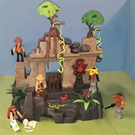 PLAYMOBIL TEMPLE DU Trésor Réf 4842 Jungle Aventuriers EUR 30 00