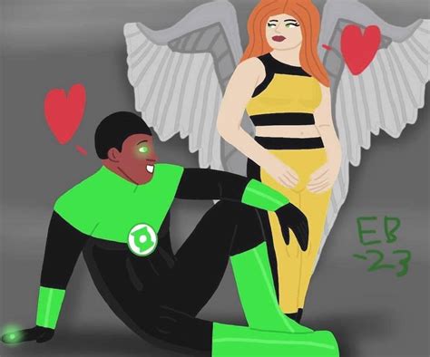 Green Lanternhawkgirl Love Unlimited Rdcau