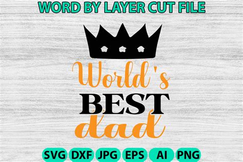 World S Best Dad Svg Graphic By Svg Bundle House Creative Fabrica