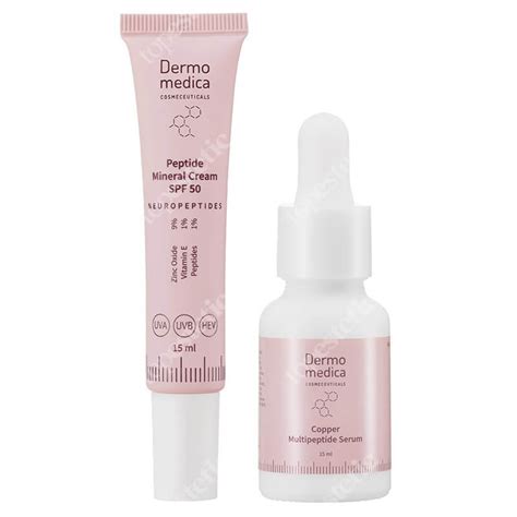 Dermomedica Copper Multipeptide Serum Peptide Mineral Cream SPF 50