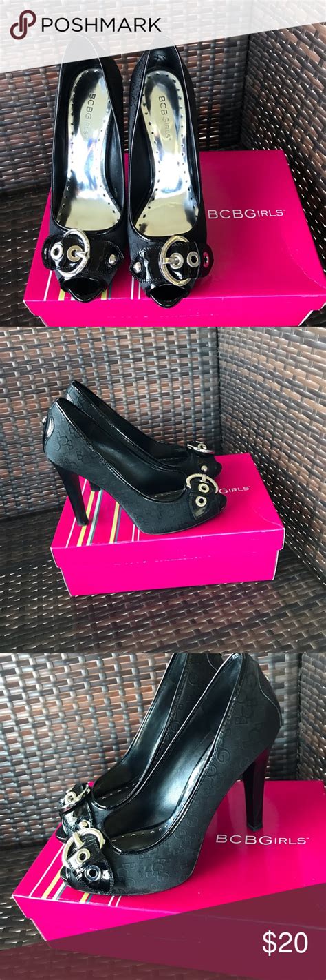 Bcbgirls Black 45” Heels Size 9