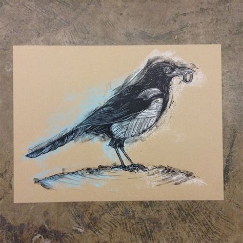 The Thieving Magpie | Ground Up Press: Artwork by Dan Grzeca