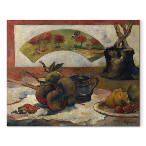 Reproduction De Tableau Nature Morte L Ventail Paul Gauguin