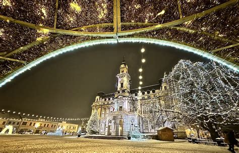 Centrum Nowego S Cza Nie Do Poznania Wygl Da Jak Zimowa Kraina Z Bajki