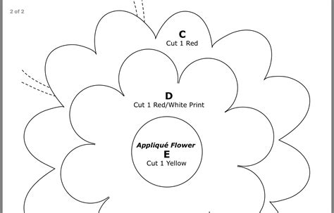 Free Printable Flower Applique Patterns Printable Word Searches