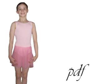 Leotards Pdf Sewing Pattern Strappy Back Gymnastics Gym Leotard