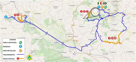 Rally Del Molise Elenco Iscritti Tabella Tempi E Distanze