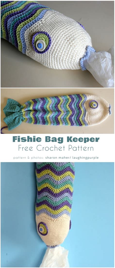 Animal Plastic Bag Holder Keeper Free Crochet Patterns - Your Crochet