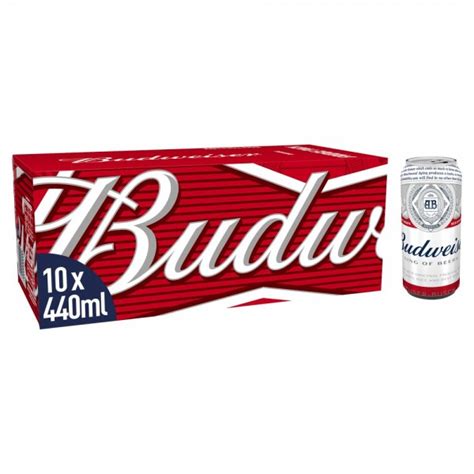 Budweiser Lager Beer Cans 10 X 440ml Deliver Blantyre