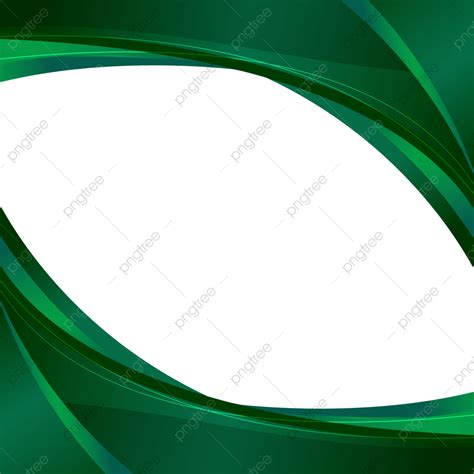 Green Wavy Shapes On Transparent Background Curved Background The