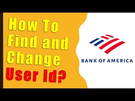 How To Find And Change Bank Of America Id YouTube