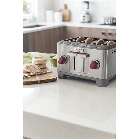 Wolf Gourmet Four-Slice Toaster Stainless Steel WGTR154S - Best Buy