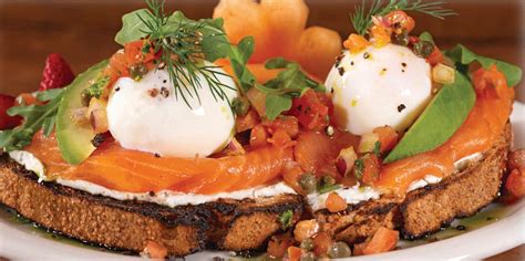 Eggs Salmone Breakfast Urth Caffé European Style Café