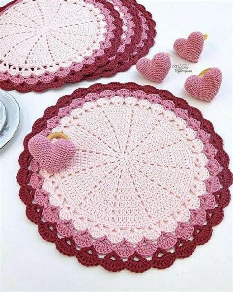 Pin By Tammytambra Burt On Crochet In Crochet Placemat Patterns