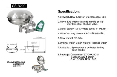 Wall Mounted Eye And Face Wash Stations Sri Lanka Laksafety Products