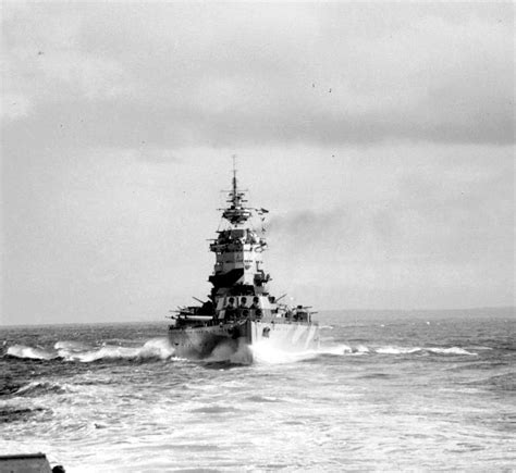 Battleship Hms Nelson 28 After A Refit On May 7 1940