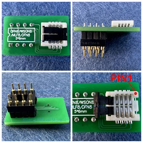 Qfn8 Mlf8 Mlp8 Wson8 Son8 6050 56mm Adapter Ic Socket Bios Flash S Xgecu