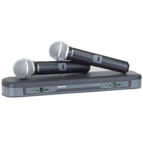 Shure Pg Pg Syst Me Double Micro Vocal Sans Fil Canal Gear Music