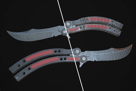 D Model Knives Pack Models Vr Ar Low Poly Cgtrader