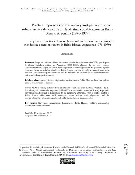 PDF Prácticas represivas de vigilancia y hostigamiento sobre