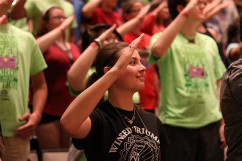 The Art of the Drum Major Salute - Bands of America Summer Camp