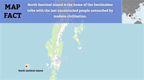 North Sentinel Island Map