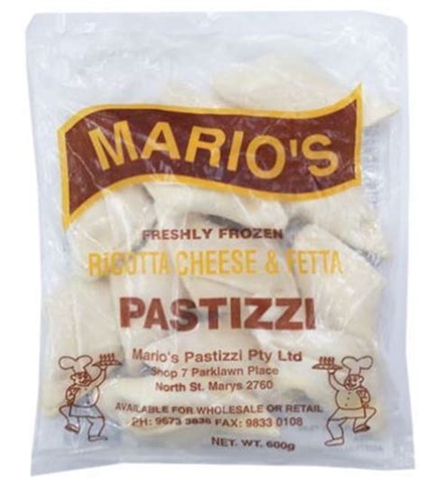 MARIO'S RICOTTA CHEESE & FETTA PASTIZZI 600g : Losurdo's