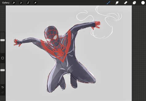 A sketch of Miles Morales I made [OC] : r/Spiderman