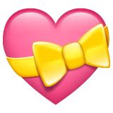 Cuore Con Fiocco Emoji On WhatsApp 2 21 11 17