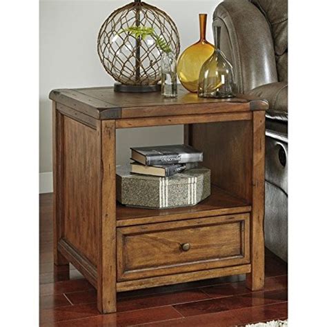 Signature Design By Ashley T830 2 Tamonie Square End Table Medium Brown