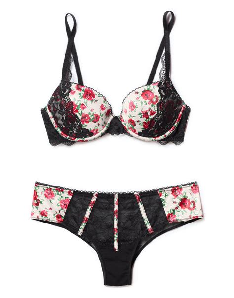 Rochelle Floral White 2 Push Up Demi 32b 32dd Adore Me