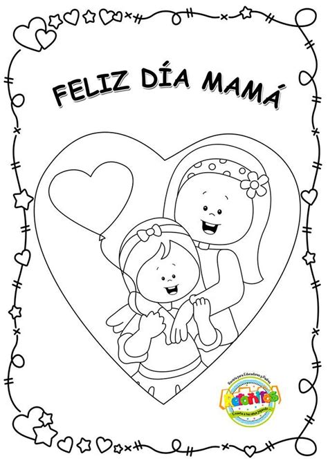 Feliz Dia De Las Madres Coloring Pages Free Santostebecker