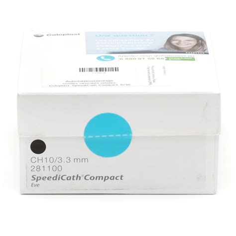 Speedicath Compact Eve Coloplast Sonde Urinaire Femme Auto Sondage