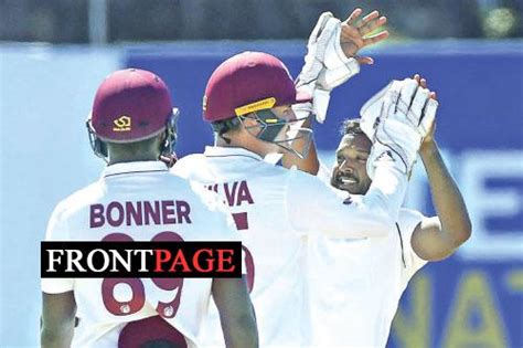 Dhananjaya Ton Puts Sri Lanka On Top FrontPage