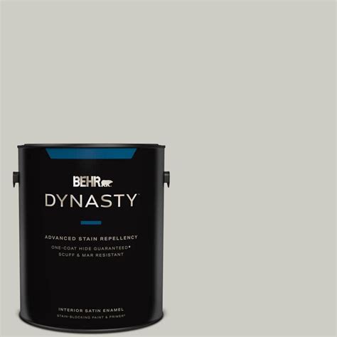 Behr Dynasty Gal Ppu Chic Gray Satin Enamel Interior Stain