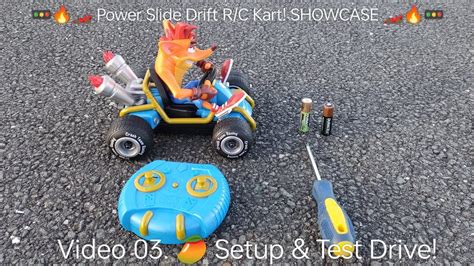 Crash Bandicoot Power Slide Drift R C Kart SHOWCASE Video 03