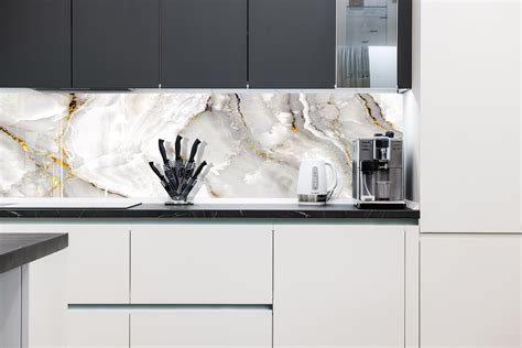 Backsplash Tile Solid Tempered Glass Wall Protection Kitchen Etsy Uk