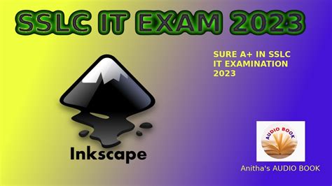 SSLC IT Practical Exam 2023 Inkscape Sslc2023 YouTube