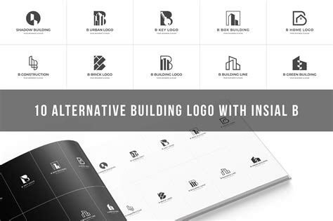 Alternative B Building Logo Graphic By Fransiska Sari Creative Fabrica