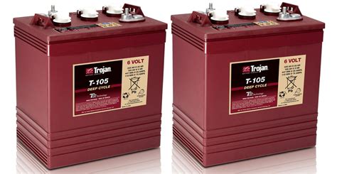 RV Batteries 101 Why We Use Trojan T 105 6V Golf Cart Batteries In