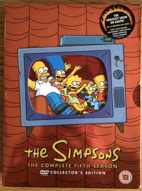 The Simpsons Complete Fifth Season Dvd Collectors Edition £099