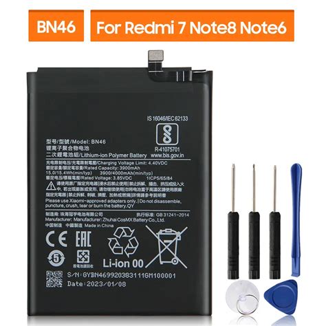 Replacement Battery Bn For Xiaomi Redmi Note Note T Redmi