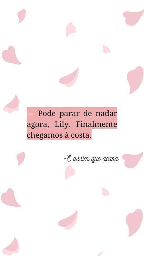 wallpaper é assim que acaba Frases marcantes de livros Resenhas de