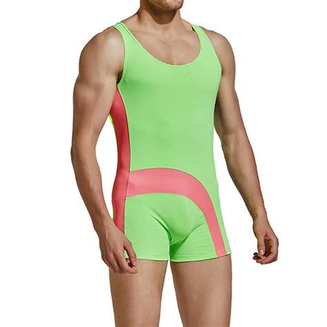 Sodopo Mens Swimsuit Male One Piece Swimwear for Men and Boys Quick Dry