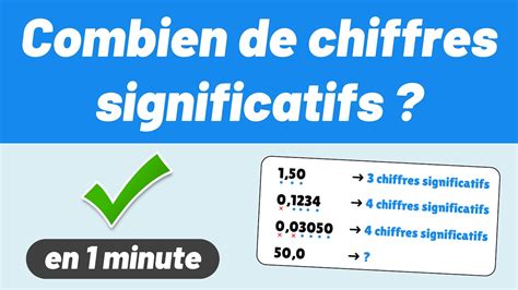 Combien De Chiffres Significatifs Facile YouTube