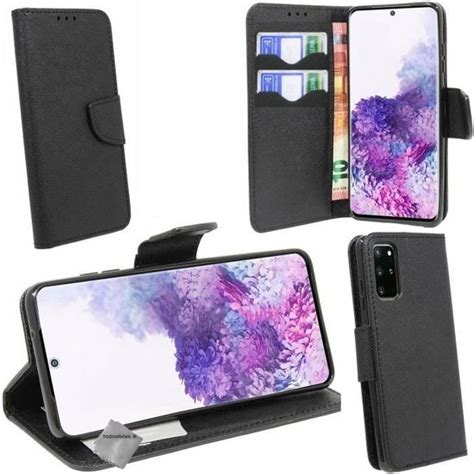 Housse Etui Portefeuille Avec Coque Int Rieure En Silicone Pour Samsung